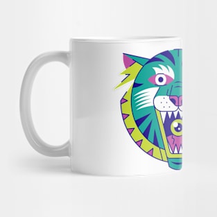 Two Tiger Heads Mug